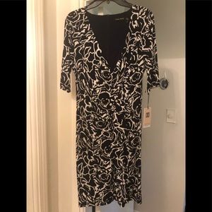 Ivanka Trump Faux Wrap Dress - size 14
